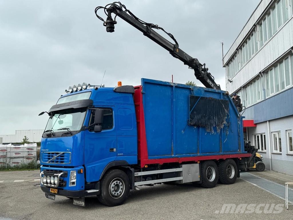 Volvo FH 520 6X4 EURO 5 + LOGLIFT F120ST96R - KIPPER Bañeras basculantes usadas