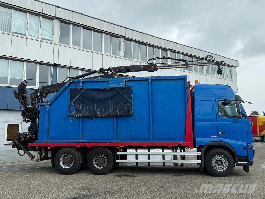 Volvo FH 520 6X4 EURO 5 + LOGLIFT F120ST96R - KIPPER Bañeras basculantes usadas