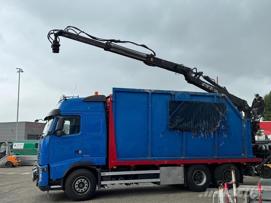 Volvo FH 520 6X4 EURO 5 + LOGLIFT F120ST96R - KIPPER Bañeras basculantes usadas
