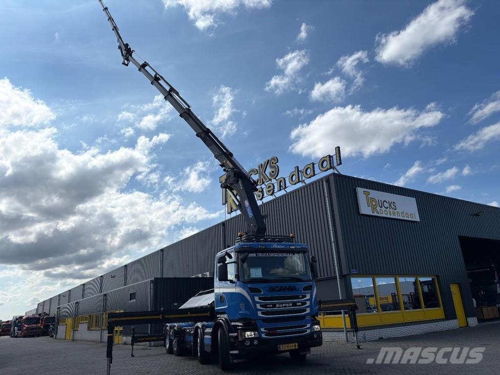 Scania R 490 + HMF 5020 - 6X EXT. + JIB 5X EXT. + EURO 6 Abrollkipper