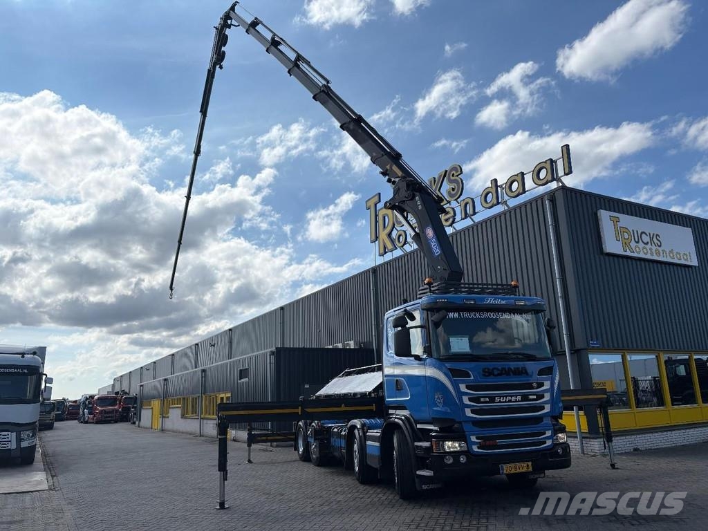 Scania R 490 + HMF 5020 - 6X EXT. + JIB 5X EXT. + EURO 6 Abrollkipper