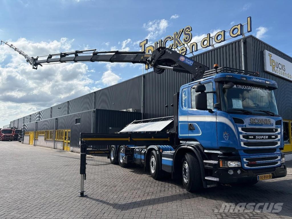 Scania R 490 + HMF 5020 - 6X EXT. + JIB 5X EXT. + EURO 6 Abrollkipper