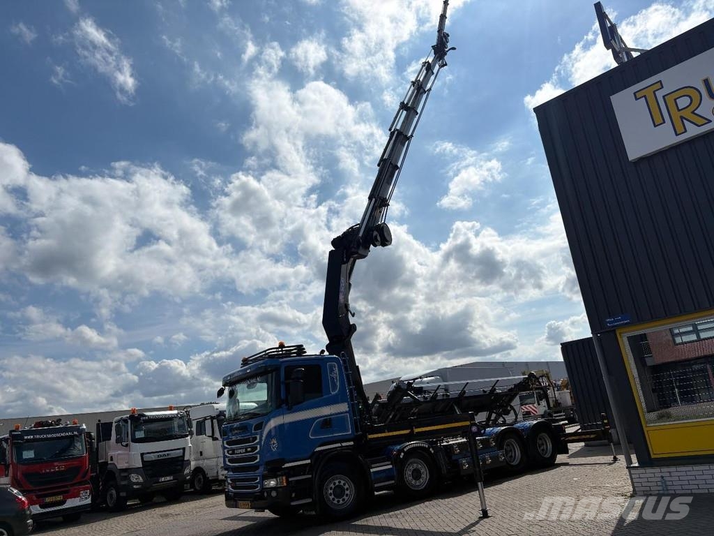 Scania R 490 + HMF 5020 - 6X EXT. + JIB 5X EXT. + EURO 6 Abrollkipper