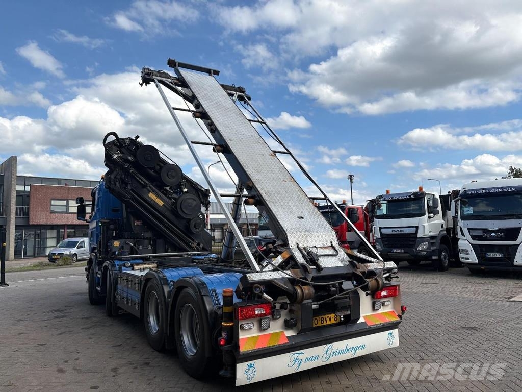 Scania R 490 + HMF 5020 - 6X EXT. + JIB 5X EXT. + EURO 6 Abrollkipper