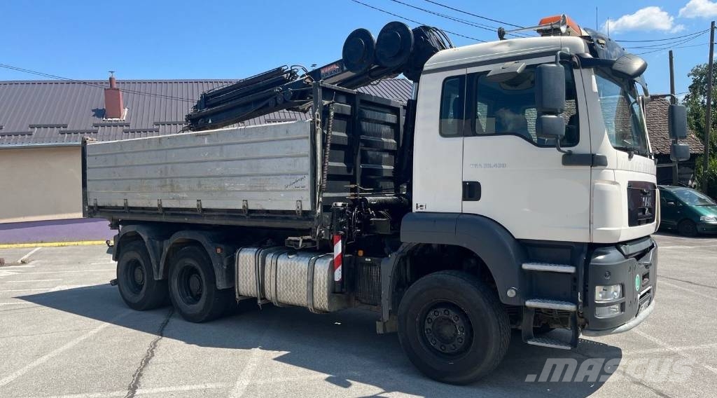 MAN TGA 33.430 6X4 TIPPER - CRANE HIAB 166-5 - REMOTE Kipper