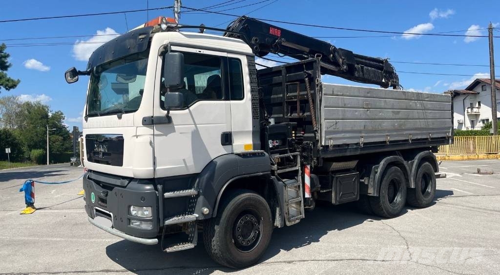 MAN TGA 33.430 6X4 TIPPER - CRANE HIAB 166-5 - REMOTE Kipper