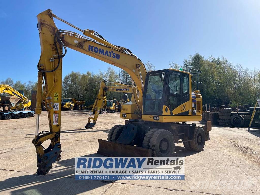 Komatsu PW 148-11 حفارات بعجل