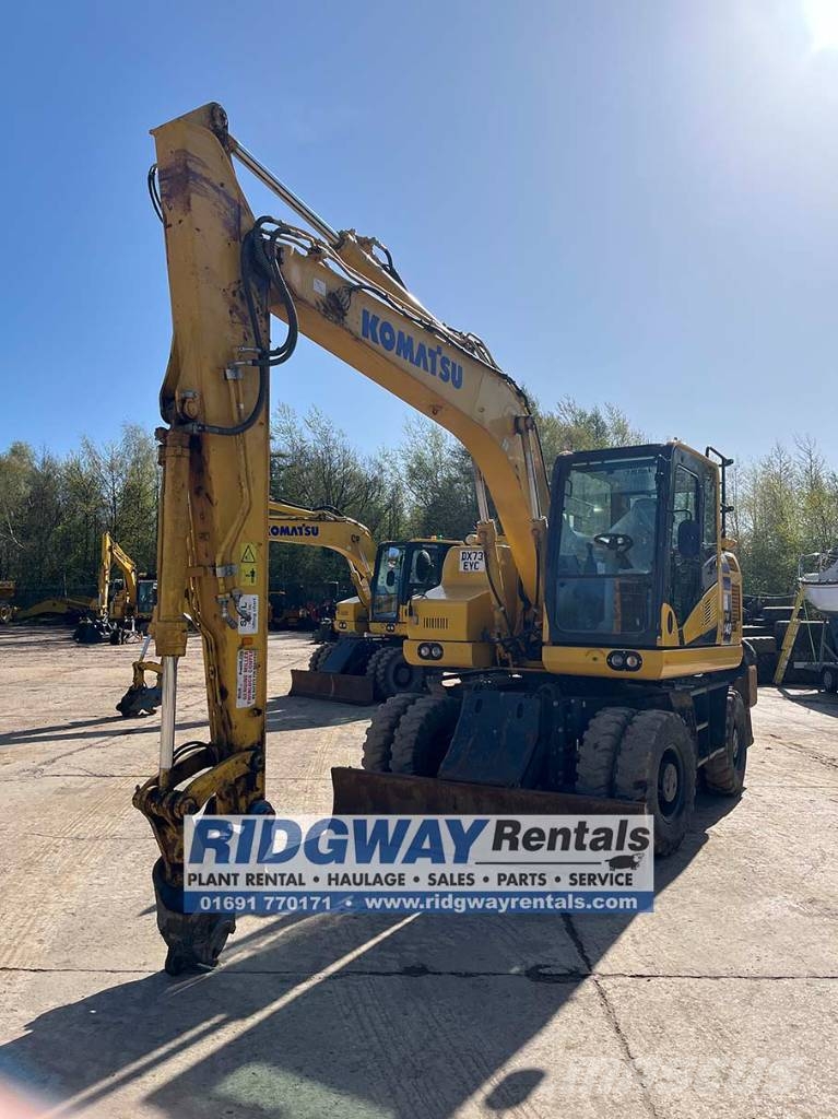 Komatsu PW 148-11 حفارات بعجل