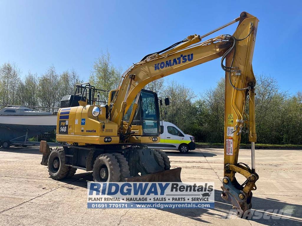 Komatsu PW 148-11 حفارات بعجل