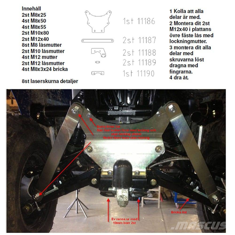 Polaris Fjäderlåsning XP ATV-d