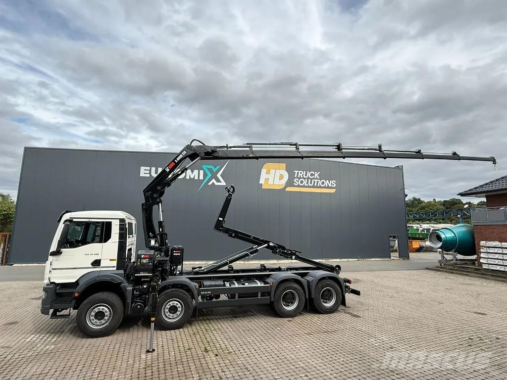 MAN TGS 41.440 MAN TGS 41.440 8x4 Abrollkipper + Kran Hook lift trucks