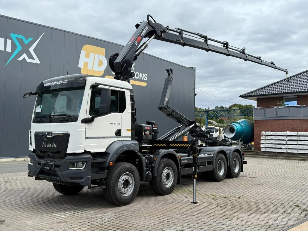 MAN TGS 41.440 MAN TGS 41.440 8x4 Abrollkipper + Kran Hook lift trucks