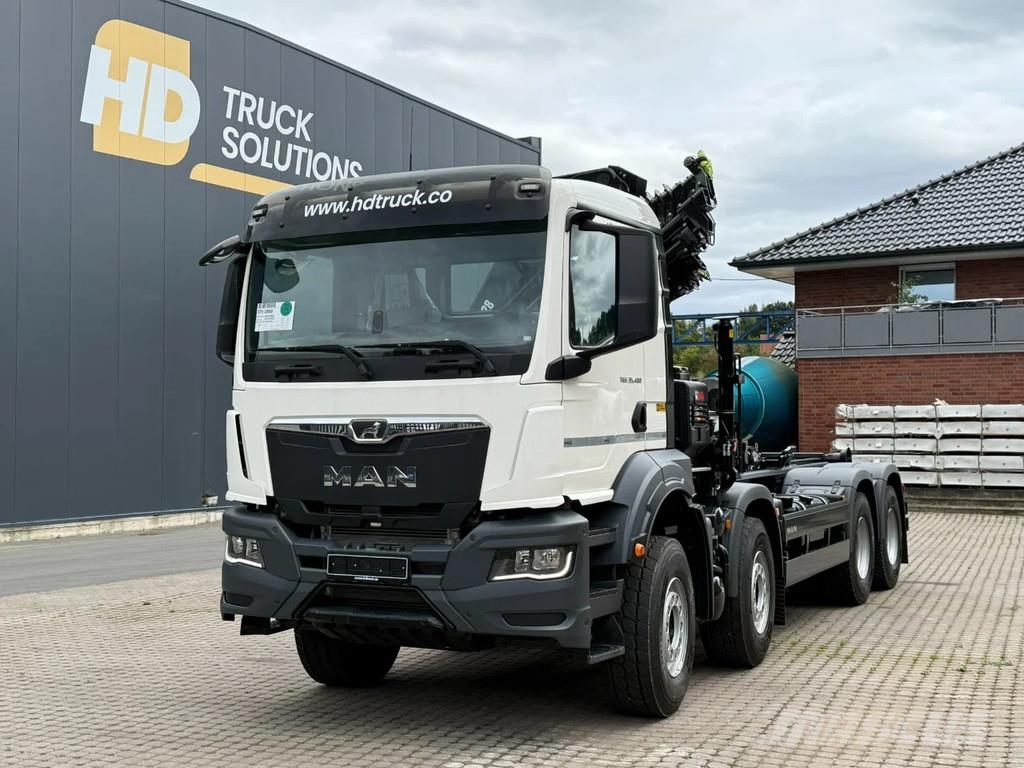 MAN TGS 41.440 MAN TGS 41.440 8x4 Abrollkipper + Kran 工程吊钩车
