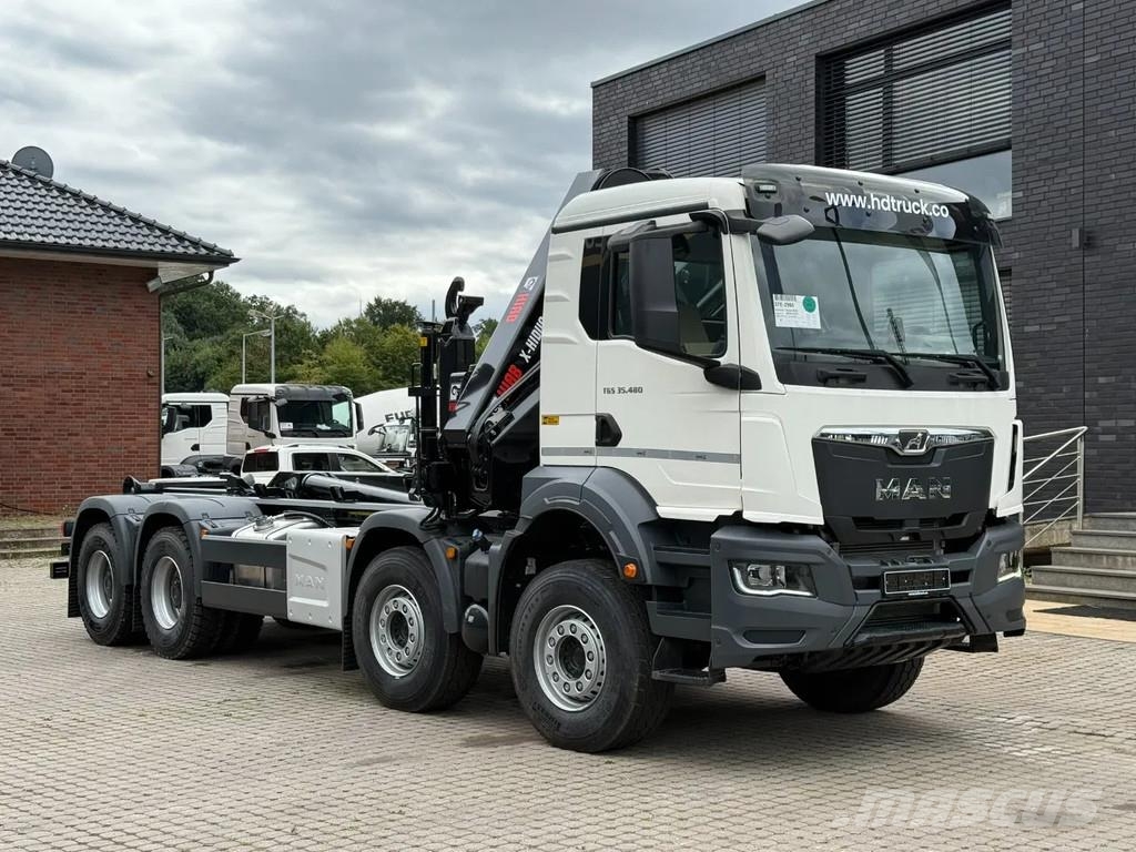 MAN TGS 41.440 MAN TGS 41.440 8x4 Abrollkipper + Kran Hook lift trucks