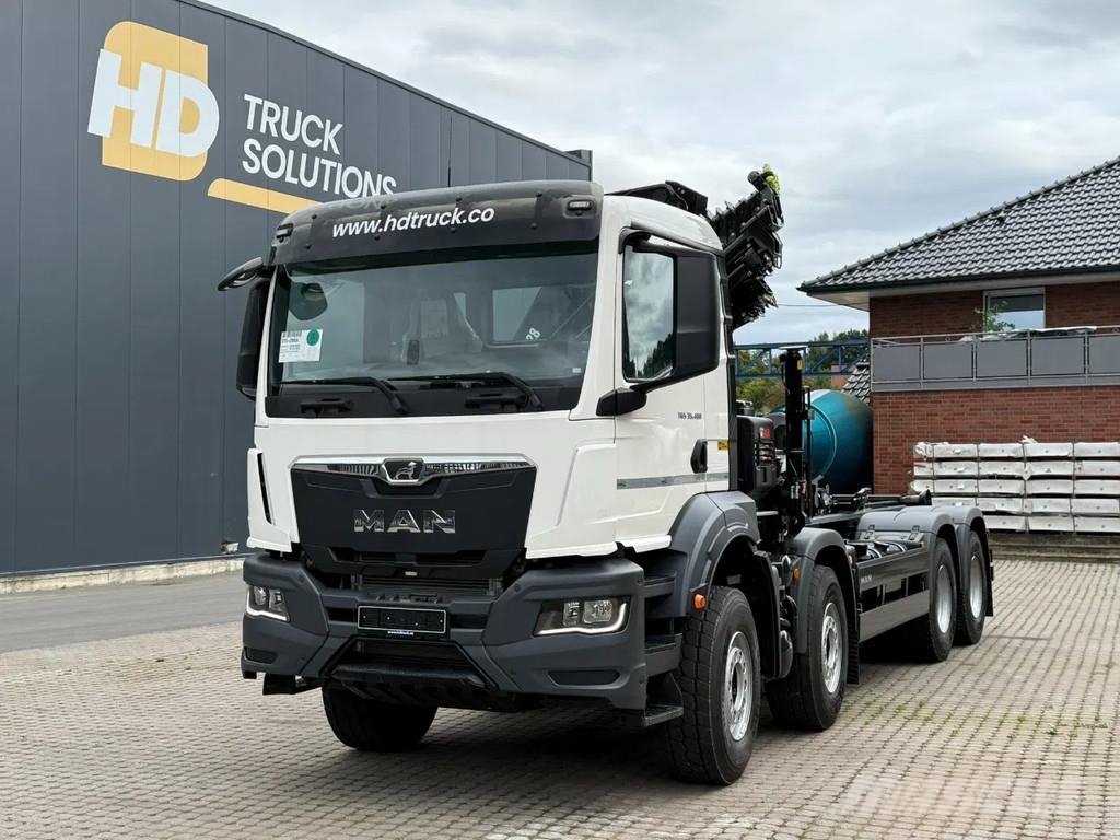 MAN TGS 41.440 MAN TGS 41.440 8x4 Abrollkipper + Kran Hook lift trucks