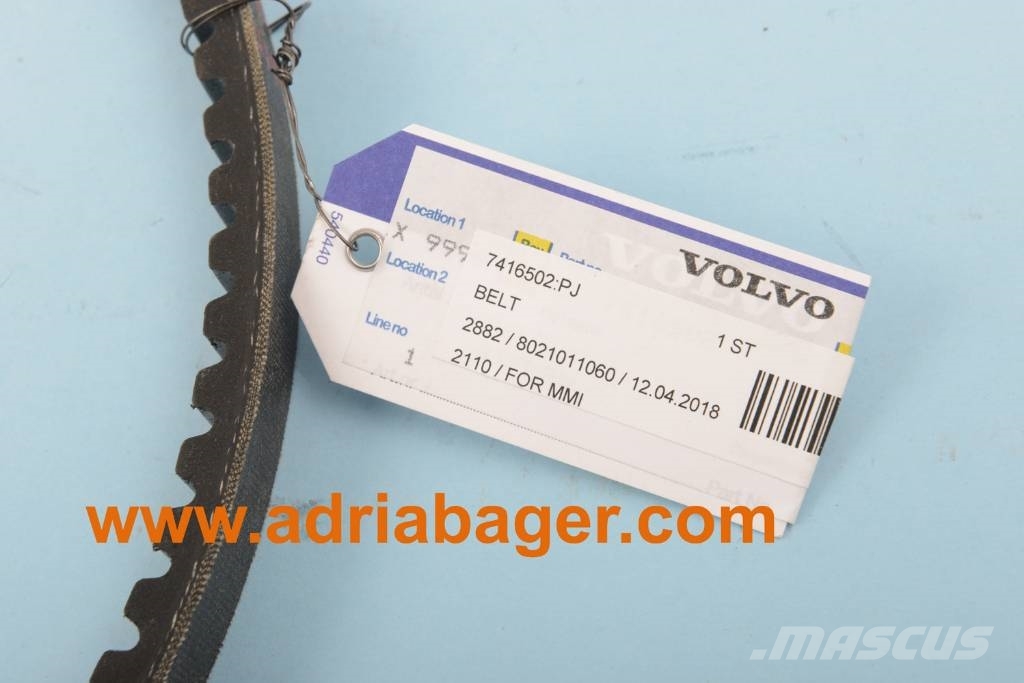 Volvo 7416502, JERMEN ZA EW70 Costruzioni - Altro