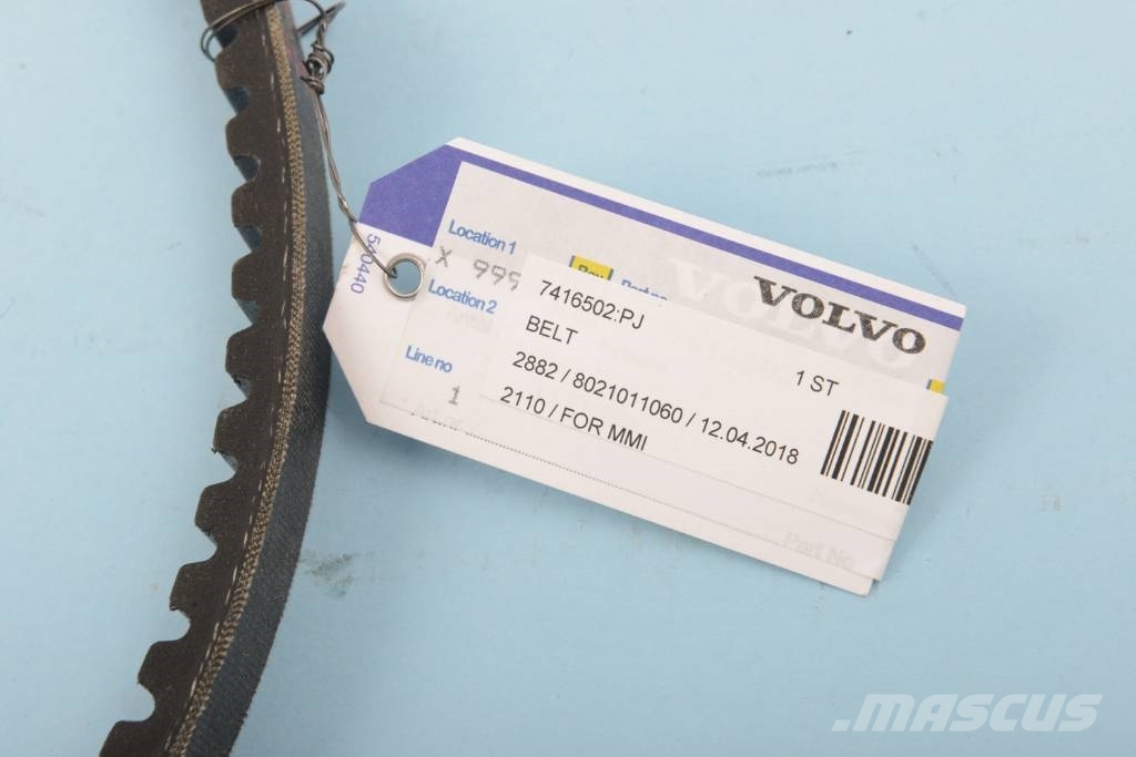 Volvo 7416502, JERMEN ZA EW70 Costruzioni - Altro