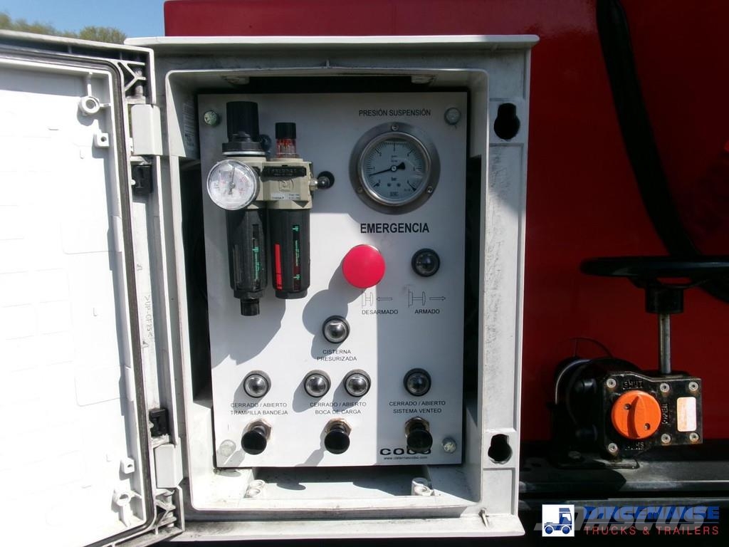 Cobo Bitumen tank inox 34 m3 / 1 comp Tankauflieger