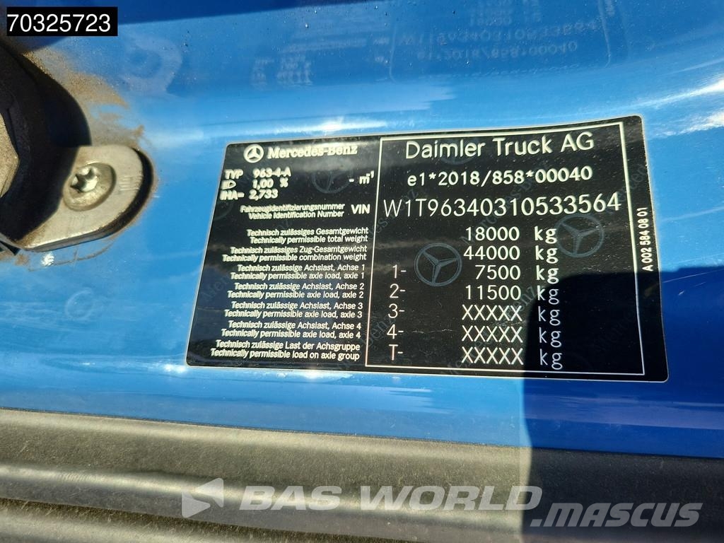 Mercedes-Benz Actros 1846 Actros 4X2 ClassicSpace Retarder Hydra 中古トラクターヘッド | トレーラーヘッド