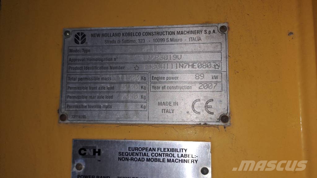 New Holland W 110 B Læssemaskiner på hjul