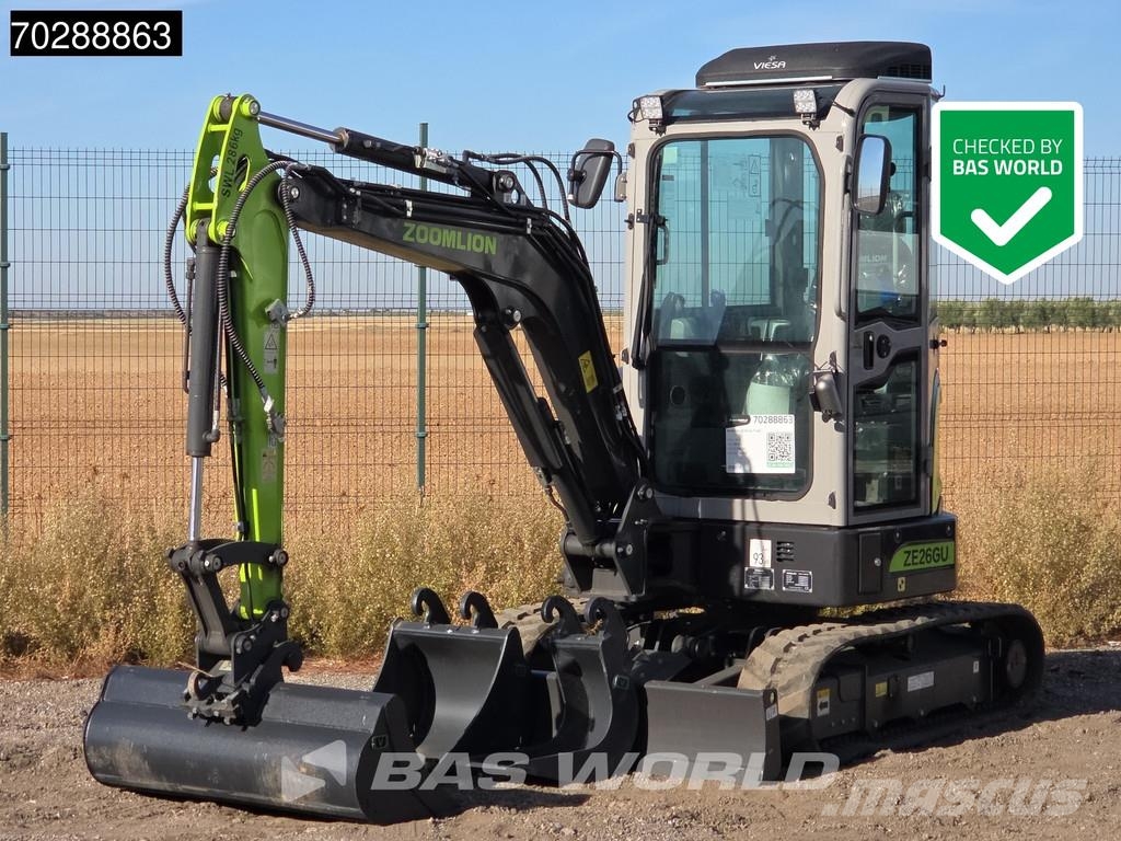 Zoomlion ZE26 GU GARANTÍA – ENFRIADOR ESTACIONARIO - 3 CUCH Minikaivukoneet < 7t