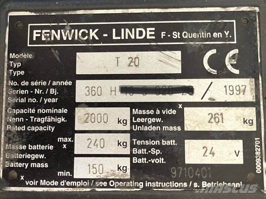 Linde T18 V-0838 OB Χειροκίνητα παλετοφόρα