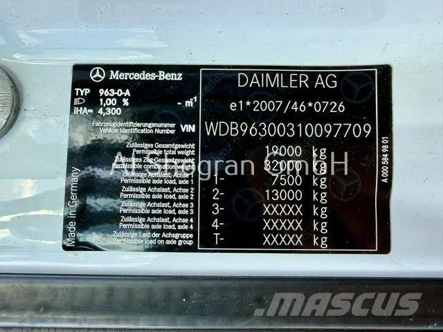 Mercedes-Benz Antos 1827 Carrier Supra 1150 / Euro 6 / LBW Camion cu control de temperatura