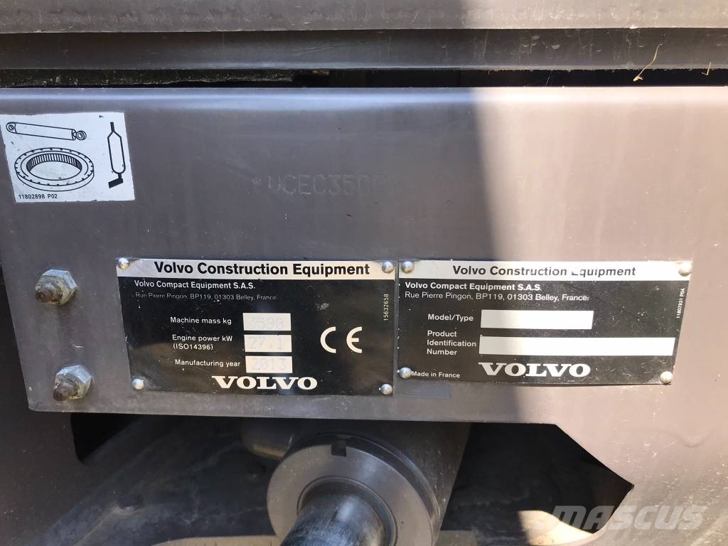 Volvo EC 35 C Miniekskavaatorid < 7 t