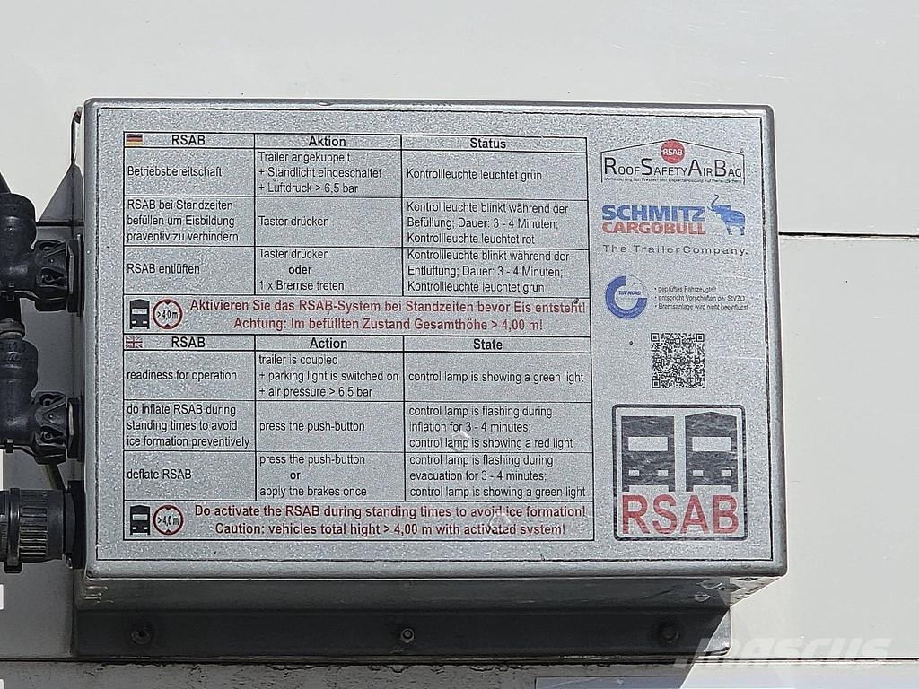 Schmitz Cargobull SCB*S3T STANDARD 2X LIFTAXLE ALCOA'S Schuifzeilen