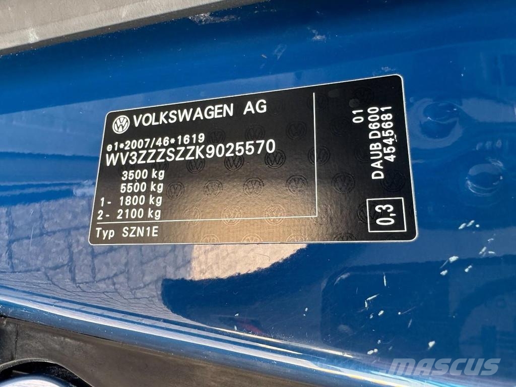 Volkswagen Crafter, Doka, Crane HIAB T023- 3, Only 36.000 Km Pickup/Pritschenwagen