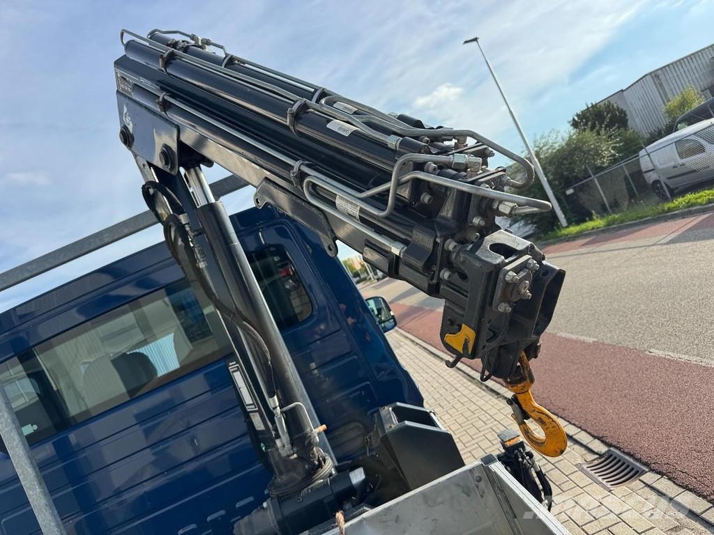 Volkswagen Crafter, Doka, Crane HIAB T023- 3, Only 36.000 Km Pickup/Pritschenwagen