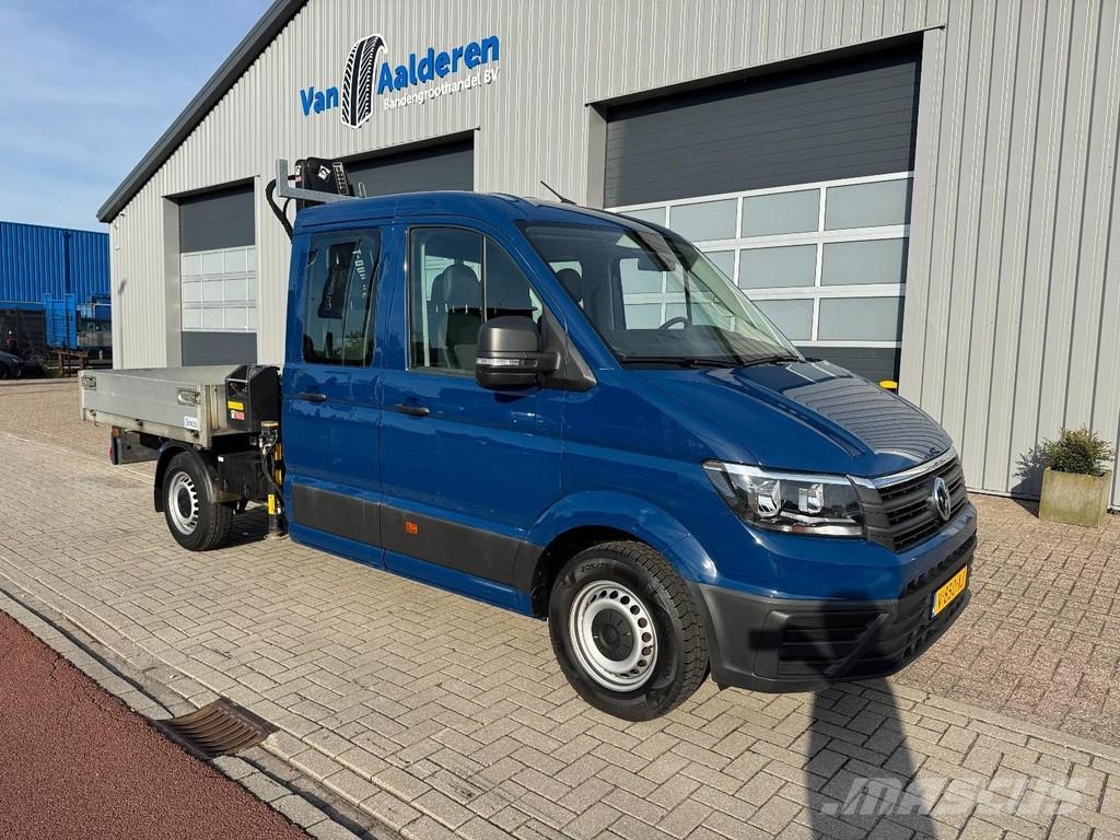 Volkswagen Crafter, Doka, Crane HIAB T023- 3, Only 36.000 Km Pickup/Pritschenwagen
