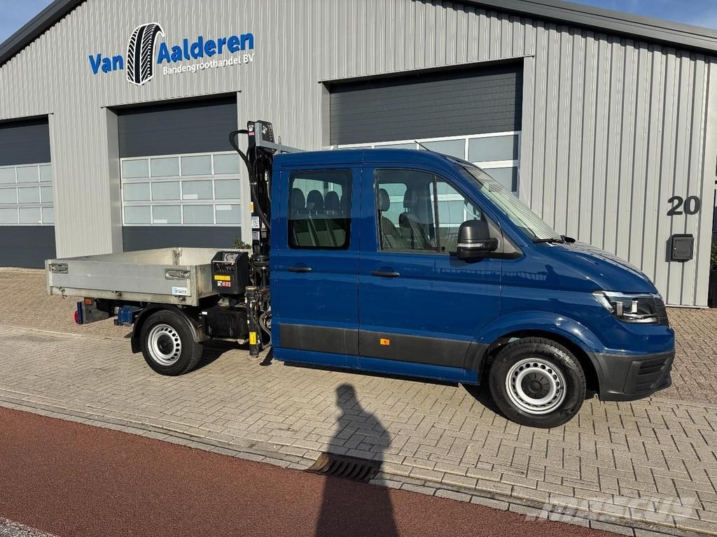 Volkswagen Crafter, Doka, Crane HIAB T023- 3, Only 36.000 Km Pickup/Pritschenwagen