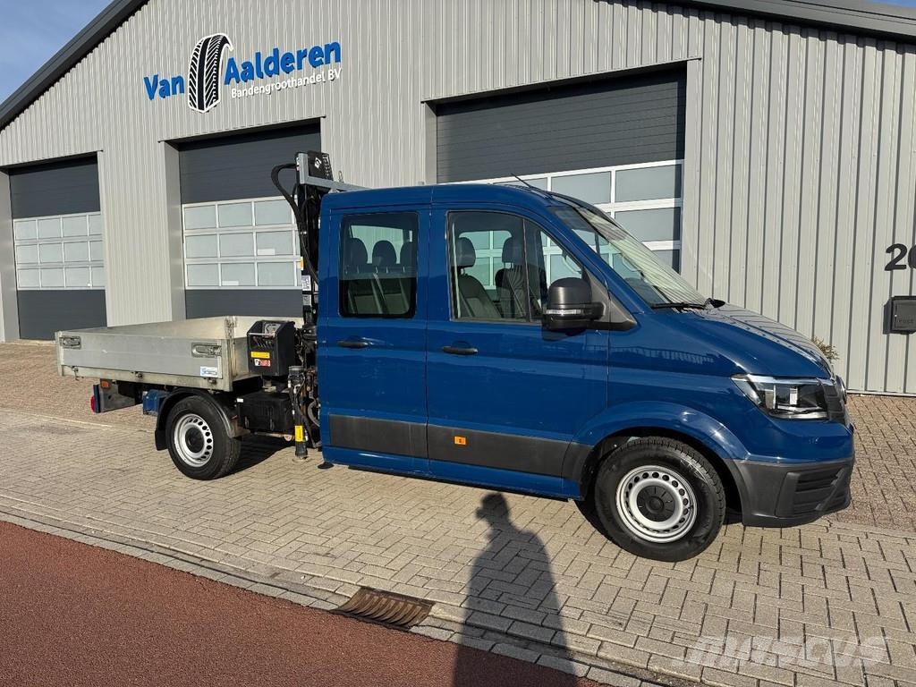 Volkswagen Crafter, Doka, Crane HIAB T023- 3, Only 36.000 Km Pickup/Pritschenwagen