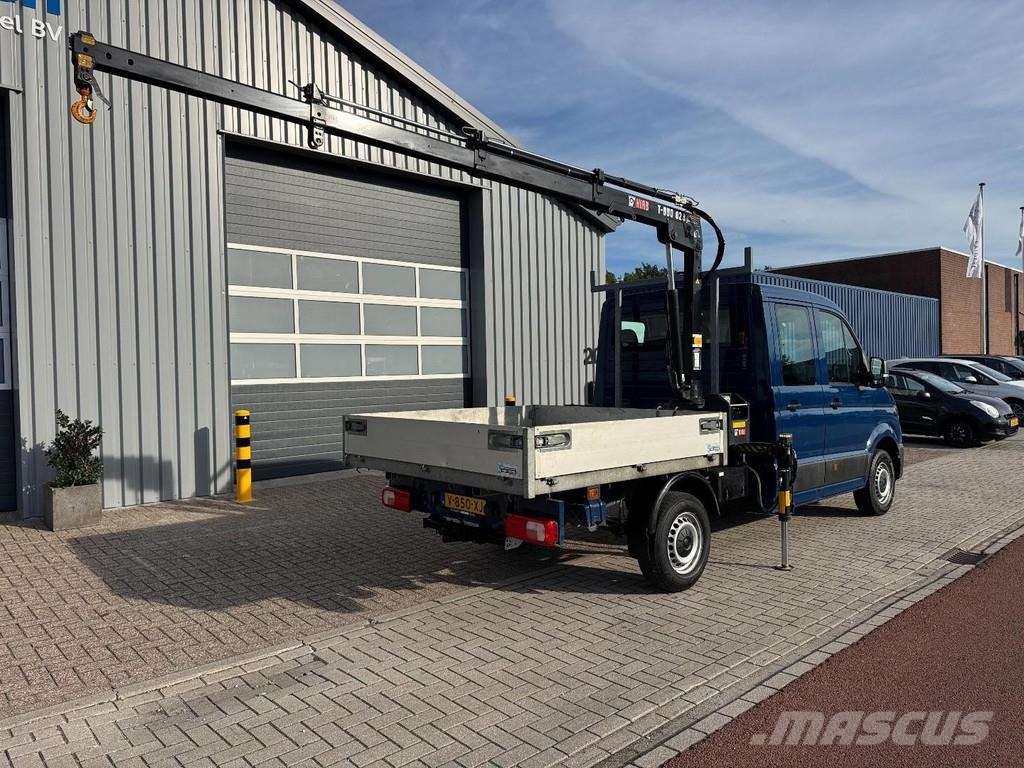 Volkswagen Crafter, Doka, Crane HIAB T023- 3, Only 36.000 Km Pickup/Pritschenwagen