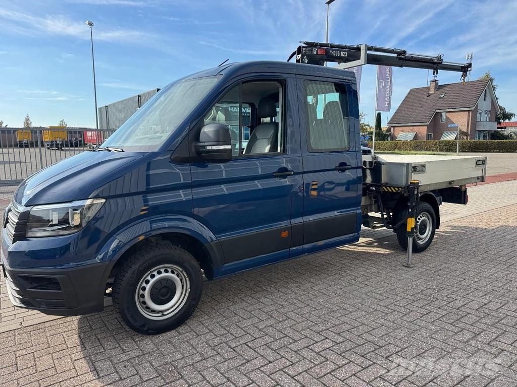 Volkswagen Crafter, Doka, Crane HIAB T023- 3, Only 36.000 Km Pickup/Pritschenwagen