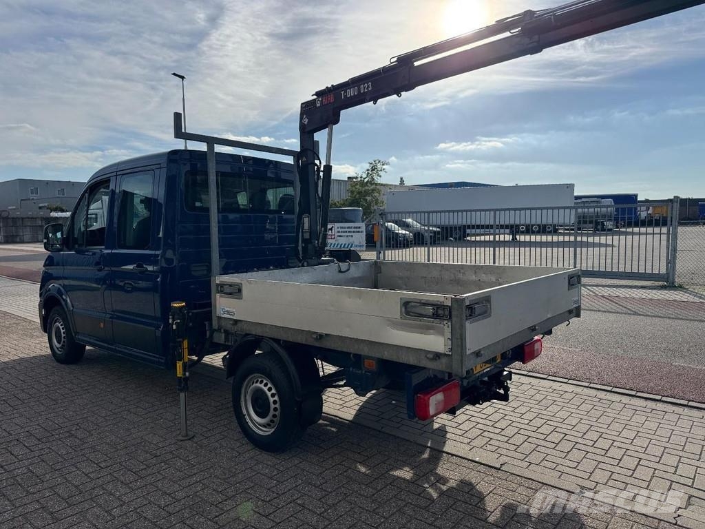 Volkswagen Crafter, Doka, Crane HIAB T023- 3, Only 36.000 Km Pickup/Pritschenwagen