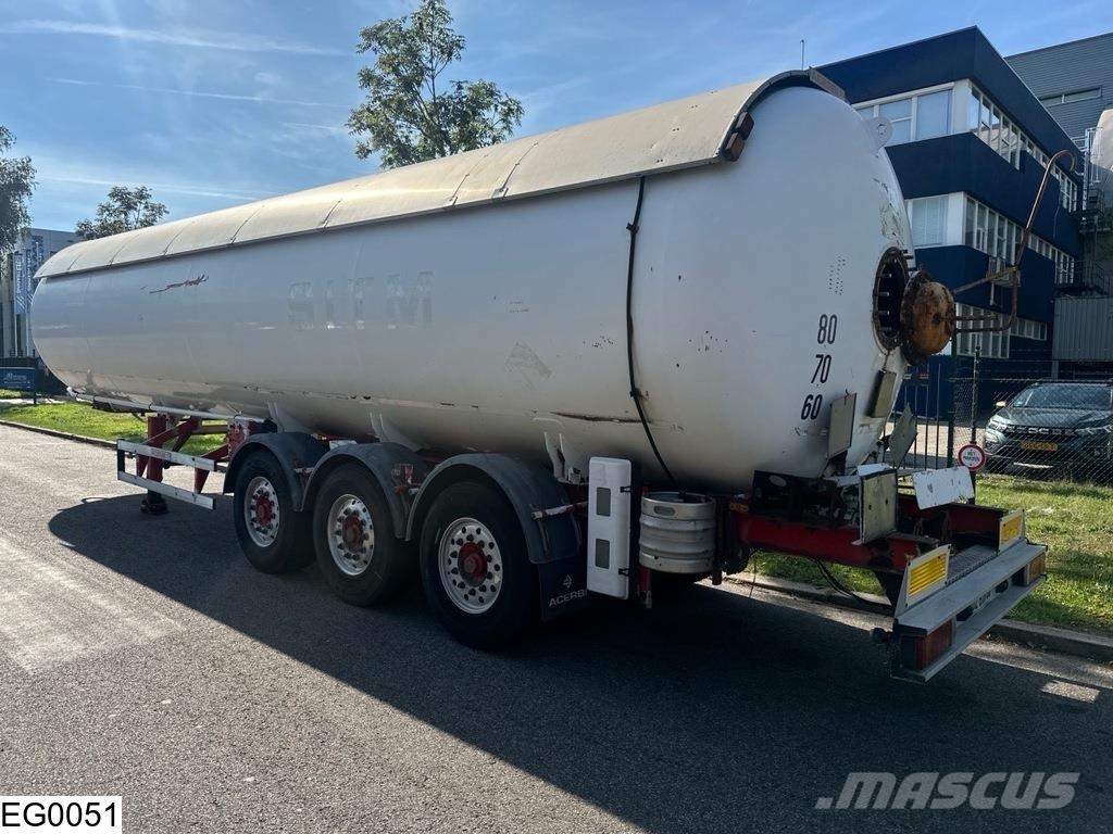 Acerbi Gas 50935 Liter, LPG GPL gas tank, GAZ, 1 Comparte Autocisternas