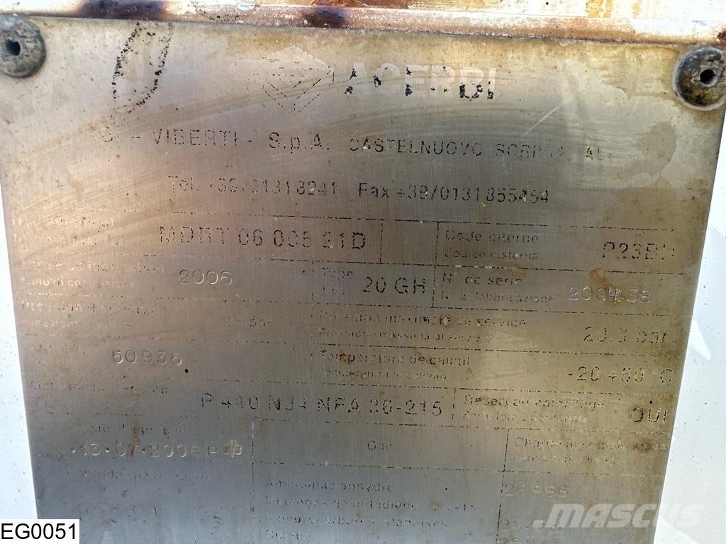 Acerbi Gas 50935 Liter, LPG GPL gas tank, GAZ, 1 Comparte Autocisternas