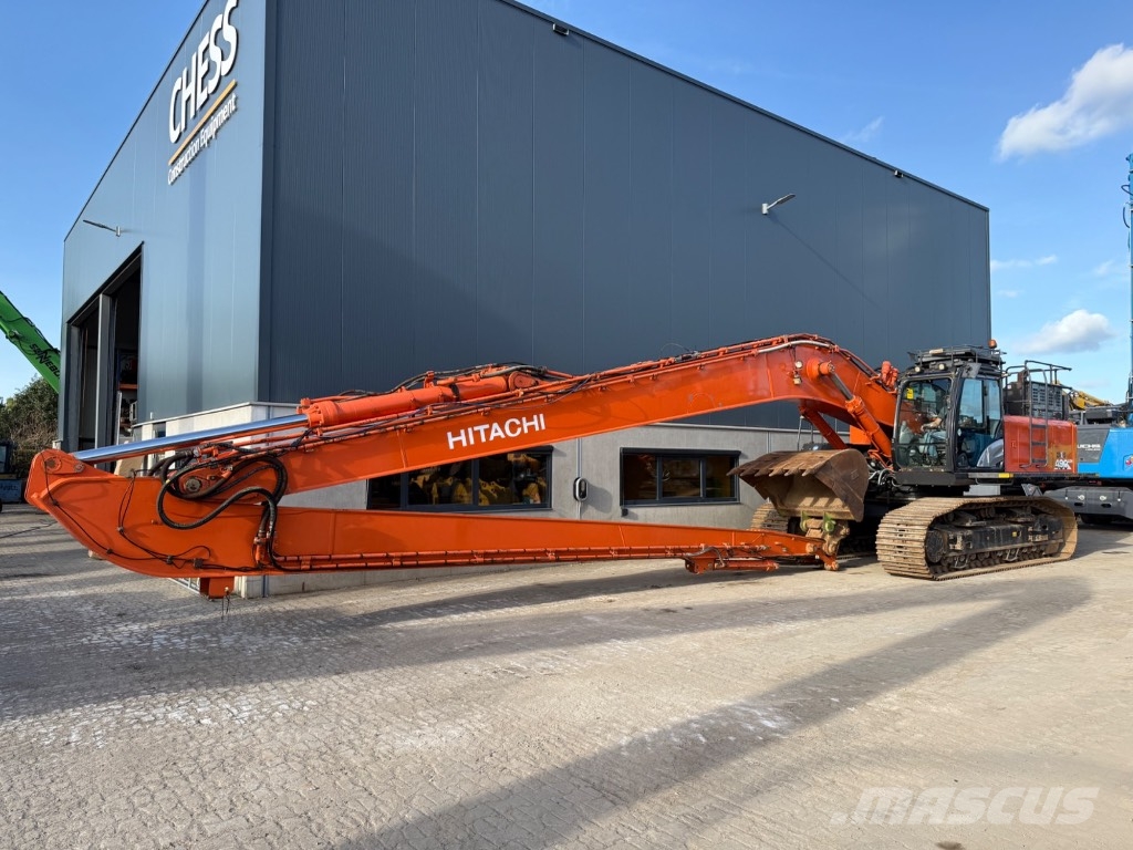 Hitachi ZX490LC-6 22 meter Long Reach Excavadoras sobre orugas