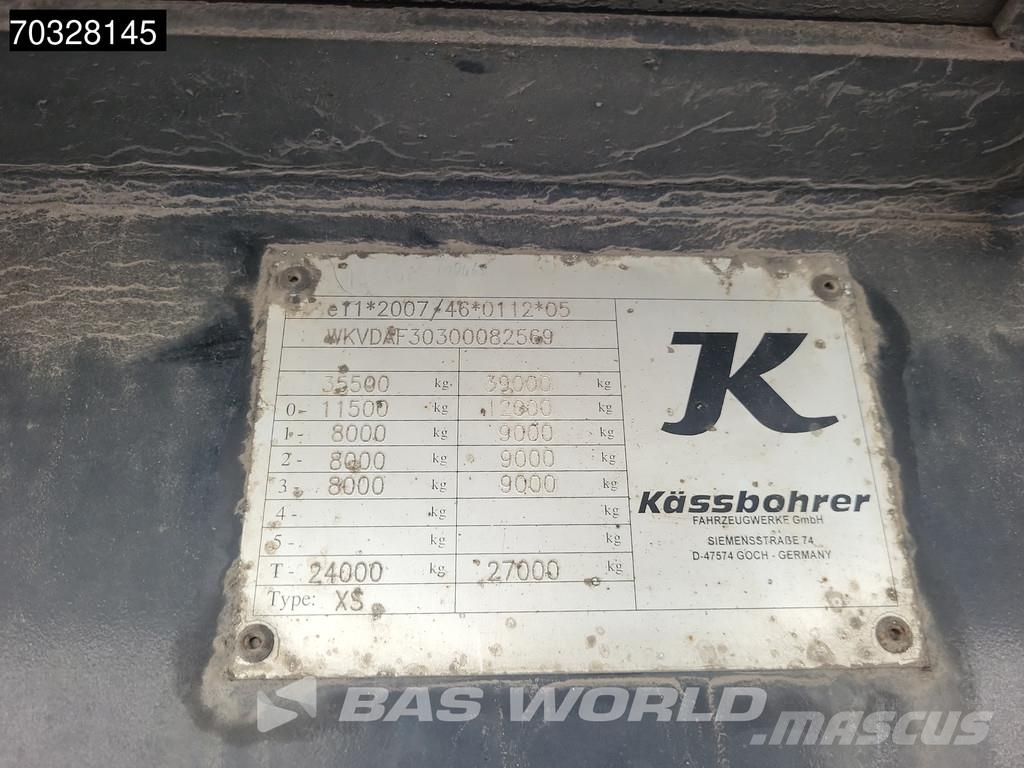 Kässbohrer XS 5 axles Sliding Roof Polprikolice s ponjavo