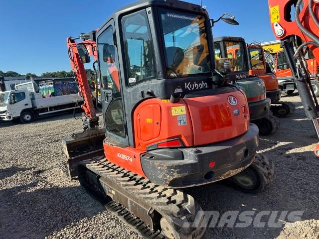 Kubota KX 057-4 HI A/C Minibagger netto 28.000 EUR Mini ekskavatörler, 7 tona dek