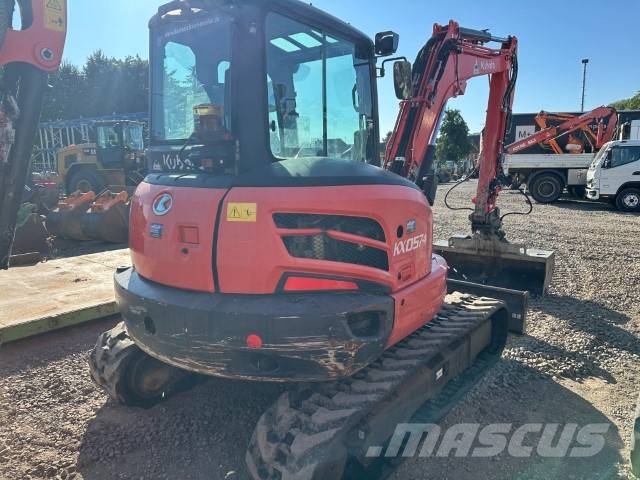 Kubota KX 057-4 HI A/C Minibagger netto 28.000 EUR Mini ekskavatörler, 7 tona dek