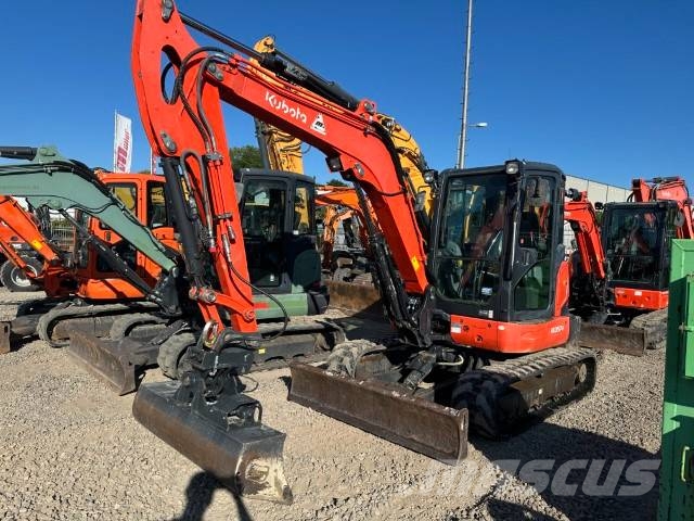 Kubota KX 057-4 HI A/C Minibagger netto 28.000 EUR Mini ekskavatörler, 7 tona dek