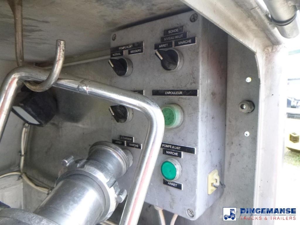 Magyar Food tank (milk) inox 30 m3 / 1 comp + pump Tanktrailer