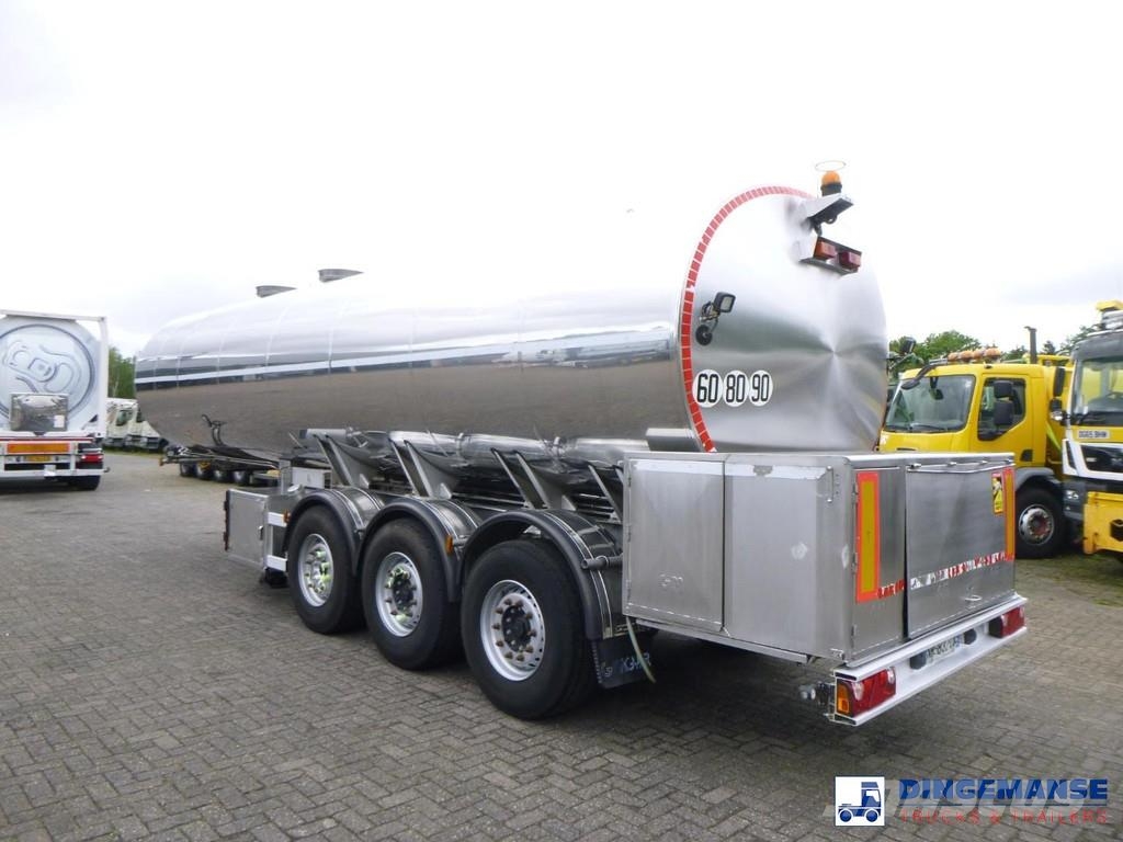 Magyar Food tank (milk) inox 30 m3 / 1 comp + pump Tanktrailer