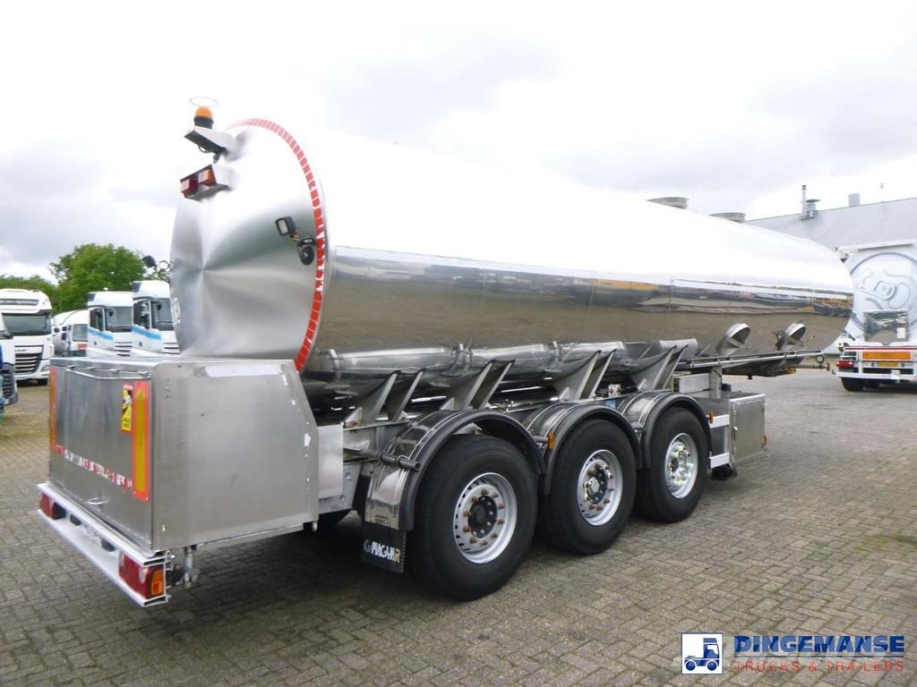 Magyar Food tank (milk) inox 30 m3 / 1 comp + pump Tanktrailer