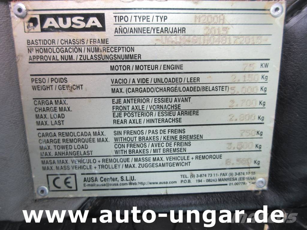Ausa M200H 4x2x4 Baujahr 2015 mit Tyrolit Bohrer Portaherramientas