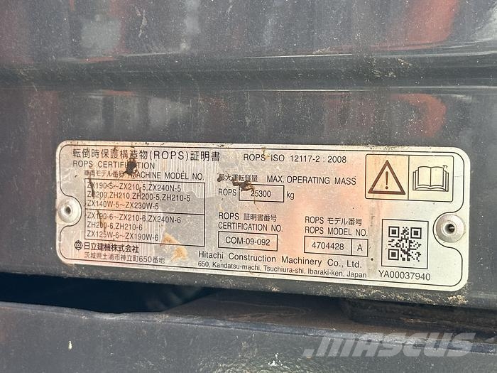 Hitachi ZX170W-6 Ekskavatori uz riteņiem
