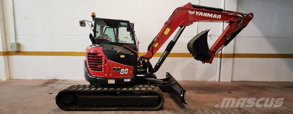 Yanmar Vio 80-1A حفارات وسط 7 طن - 12 طن